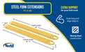 Vestil FE-5-60 steel fork extensions feature overview 3