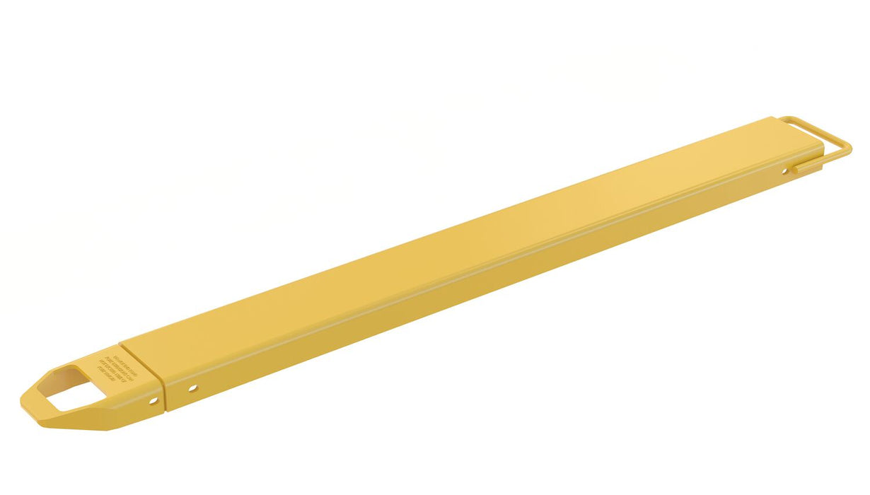 Vestil FE-5-66-EACH Steel Single Fork Extension 5 in. x 66 in. 4,000 lb. Capacity Yellow