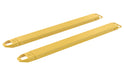 Vestil FE-5-66 Steel Fork Extensions 5 in. x 66 in. 4,000 lb. Capacity Yellow