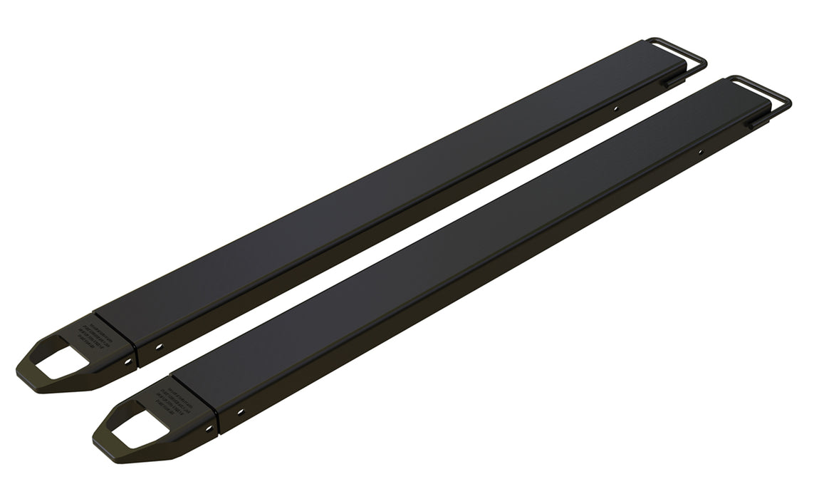 Vestil FE-5-72-BK Steel Fork Extensions 5 in. x 72 in. 4,000 lb. Capacity Black