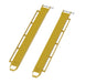 Vestil FE-5-72-P-LR Steel Pin Style Fork Extensions with Load Rails 5" X 72" 4,000 lb. Capacity Yellow