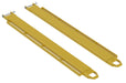 Vestil FE-5-84-P-LR Steel Pin Style Fork Extensions with Load Rails 5" X 84" 4,000 lb. Capacity Yellow