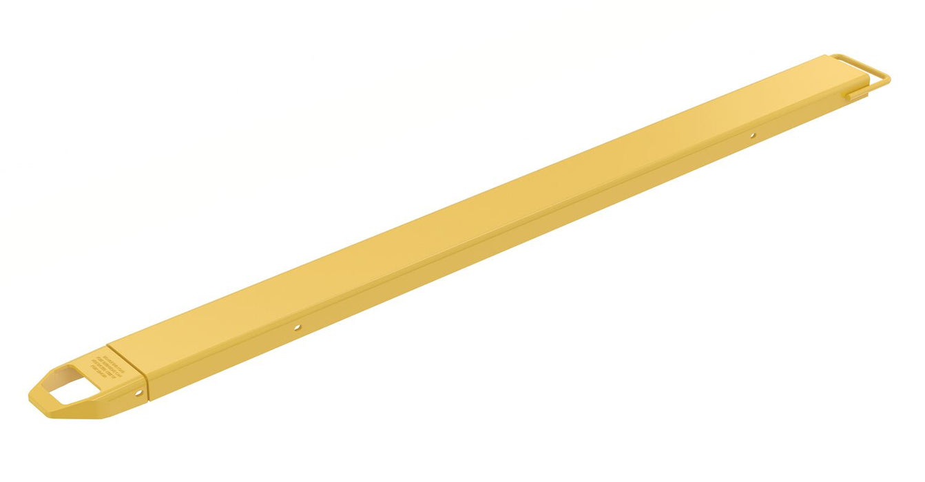 Vestil FE-5-90-EACH Steel Single Fork Extension 5 in. x 90 in. 4,000 lb. Capacity Yellow
