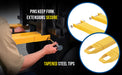 Vestil FE-6-120-P steel pin style fork extensions feature overview 2