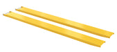 Vestil FE-7-108-P Steel Pin Style Fork Extensions 7 in. x 108 in. 4,000 lb. Capacity Yellow