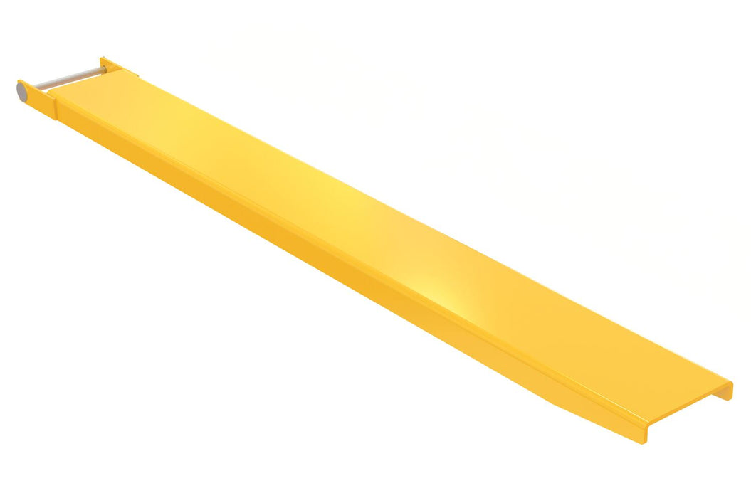 Vestil FE-7-72-P-EACH Steel Pin Style Single Fork Extension 7 in. x 72 in. 4,000 lb. Capacity Yellow