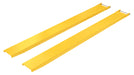 Vestil FE-7-90-P Steel Pin Style Fork Extensions 7 in. x 90 in. 4,000 lb. Capacity Yellow