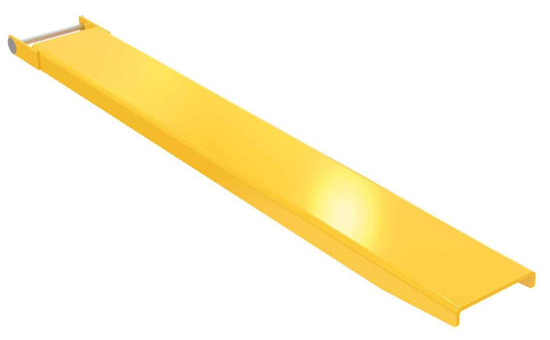 Vestil FE-8-63-P-EACH Steel Pin Style Single Fork Extension 8 in. x 63 in. 4,000 lb. Capacity Yellow
