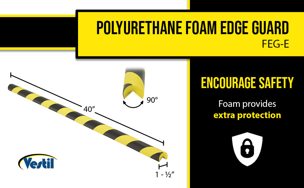 Vestil FEG-E polyurethane foam edge guard feature overview 1