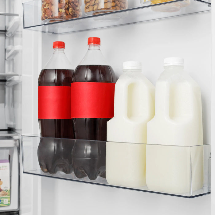 Forno Maderno 28-Inch Built-In 13.6 Cu. Ft. Convertible Refrigerator in Stainless Steel, Right Swing with Decorative Grille (FFFFD1722-32RSG)