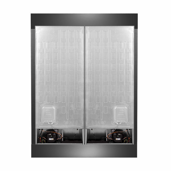 Forno 3-Piece Appliance Package - 48-Inch Capriasca Gas Range, Refrigerator, & Wall Mount Hood in Stainless Steel (FBDL-019-07CAUS)