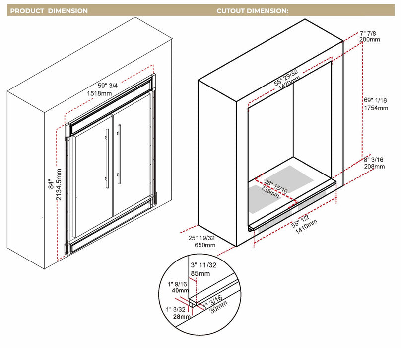Forno 3-Piece Appliance Package - 48-Inch Gas Range, Refrigerator, & Wall Mount Hood in Stainless Steel (FBDL-018-04CAUS)