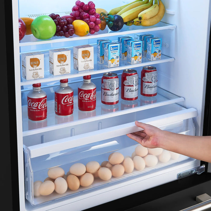 Forno Espresso 3-Piece Appliance Package - 30-Inch Electric Range with 5.0 Cu.Ft. Electric Oven, Refrigerator, and Under Cabinet Range Hood in Black with Antique Brass Trim (FBDL-001-02US)