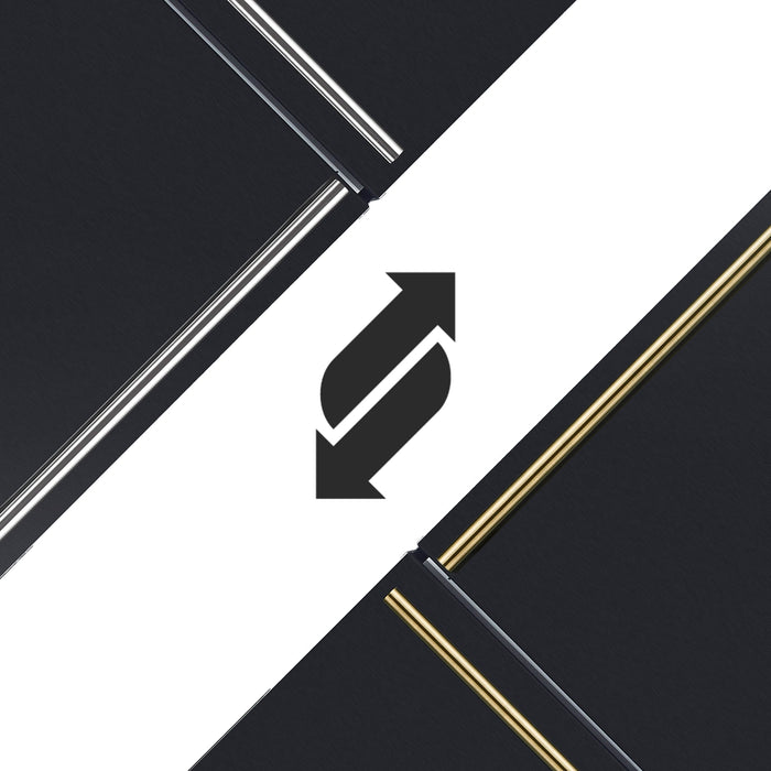 FORNO 4-Piece Appliance Package- 30-Inch Electric Range, Under Cabinet Range Hood, 31-Inch Refrigerator, and Built-In Dishwasher in Black with Antique Brass Trim (FBDL-006-02US)