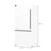 Forno Milano Espresso 31-Inch 17.2 cu. ft. Refrigerator and Bottom Freezer in White with Stainless Steel Handle, Left Hinge (FFFFD1786-31WHT) FORNO
