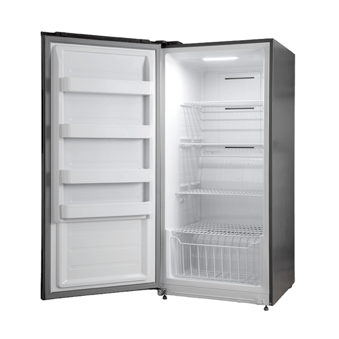 Forno 28-Inch Rizzuto Pro-Style Refrigerator / Freezer, Left Hinge, 13.8 cu.ft. in Stainless Steel (FFFFD1933-28LS)