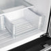 Forno Espresso Gallipoli 30-inch 17.5 cu. ft. French Door Refrigerator with Ice Maker in Black with Stainless Steel Handle (FFFFD1974-31BLK) FORNO