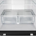 Forno Espresso Gallipoli 30-inch 17.5 cu. ft. French Door Refrigerator with Ice Maker in Black with Stainless Steel Handle (FFFFD1974-31BLK) FORNO