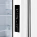 Forno Espresso Gallipoli 30-inch 17.5 cu. ft. French Door Refrigerator with Ice Maker in White with Stainless Steel Handle (FFFFD1974-31WHT) FORNO