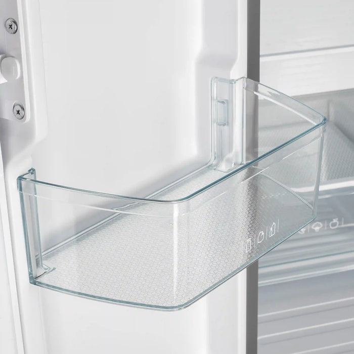 Forno 2-Piece Appliance Package - 30-Inch Slide-In Induction Range and 30-Inch French Door Refrigerator in White with Antique Brass Handle (FBDL-014-10CAUS)