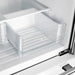 Forno Espresso Gallipoli 30-inch 17.5 cu. ft. French Door Refrigerator with Ice Maker in White with Stainless Steel Handle (FFFFD1974-31WHT) FORNO