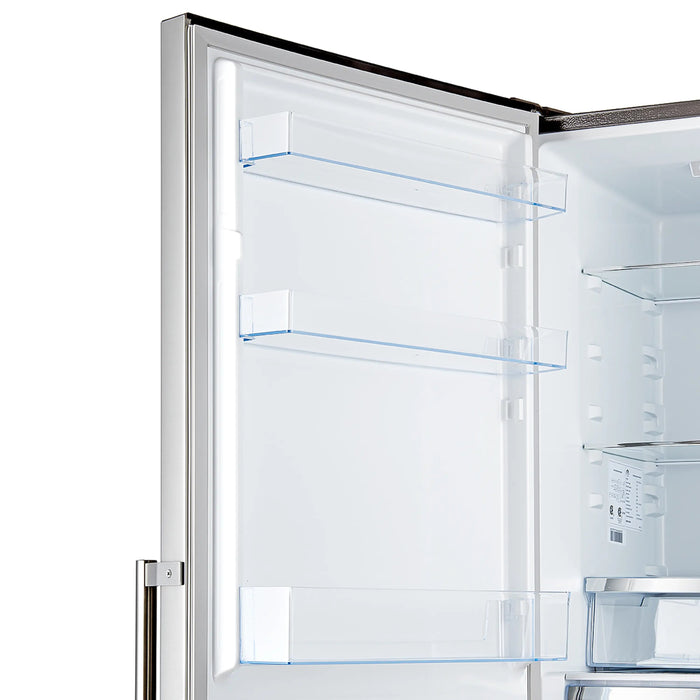 Forno Guardia 46.8 Inch 21.6 cu.ft. Side-by-Side Bottom Freezer Refrigerator in Stainless Steel (FFFFD1778-48) FORNO