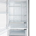 Forno Guardia 46.8 Inch 21.6 cu.ft. Side-by-Side Bottom Freezer Refrigerator in Stainless Steel (FFFFD1778-48) FORNO