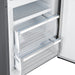 Forno Guardia 46.8 Inch 21.6 cu.ft. Side-by-Side Bottom Freezer Refrigerator in Stainless Steel (FFFFD1778-48) FORNO