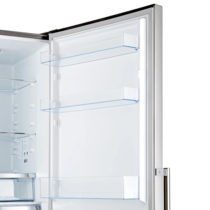 Forno Guardia 46.8 Inch 21.6 cu.ft. Side-by-Side Bottom Freezer Refrigerator in Stainless Steel (FFFFD1778-48) FORNO