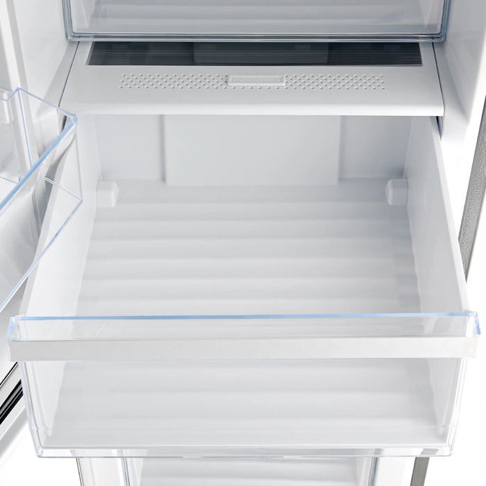 Forno Guardia 46.8 Inch 21.6 cu.ft. Side-by-Side Bottom Freezer Refrigerator in Stainless Steel (FFFFD1778-48) FORNO