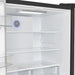 Forno Espresso Moena 36-inch 19.2 Cu.ft French Door Refrigerator in Black with Antique Brass Handle (FFRBI1820-36BLK) FORNO