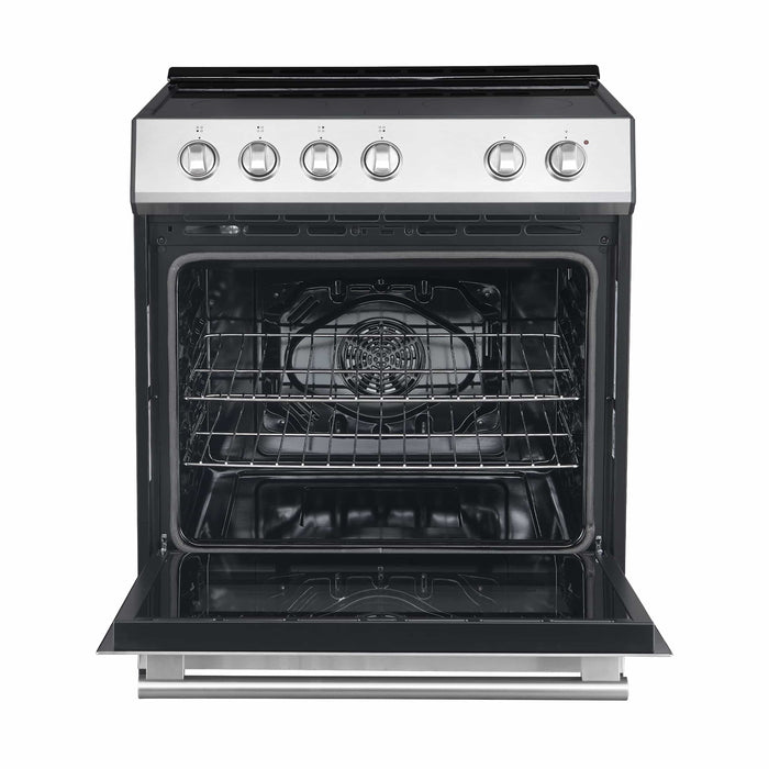 Forno Leonardo Espresso 30-Inch Electric Range with 5.0 cu. Ft. Electric Oven in Stainless Steel (FFSEL6012-30) FORNO
