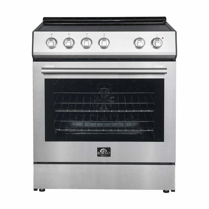 Forno Espresso 2-Piece Appliance Package - 30-Inch Electric Range with 5.0 Cu.Ft. Electric Oven and Under... - Side View
