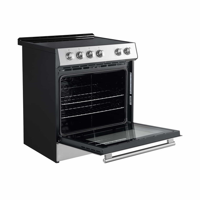 Forno Leonardo Espresso 30-Inch Electric Range with 5.0 cu. Ft. Electric Oven in Stainless Steel (FFSEL6012-30) FORNO