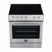 Forno Leonardo Espresso 30-Inch Electric Range with 5.0 cu. Ft. Electric Oven in Stainless Steel (FFSEL6012-30) FORNO