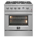 Forno FFSGS6277 Gas Ranges 1 Oven - view 1
