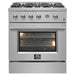 Forno FFSGS6277 Gas Ranges 1 Oven - view 2