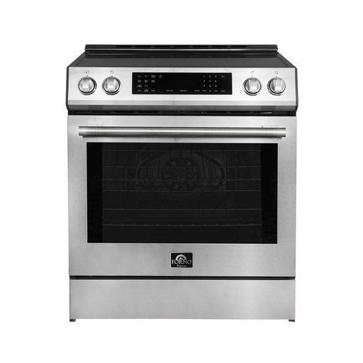 Forno Donatello 30-Inch Stainless Steel Induction Range - Front Detail