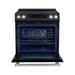 Forno Donatello 30-Inch Black Induction Range - Front Open