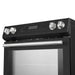 Forno Donatello 30-Inch Black Induction Range - Knobs Close-Up