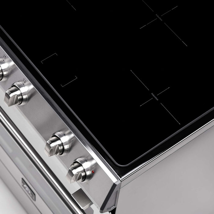 Forno Leonardo Espresso 30-Inch Stainless Steel Induction Range - Close-Up