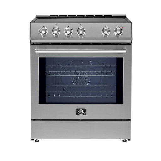 Forno Leonardo Espresso 30-Inch Stainless Steel Induction Range - Front Close