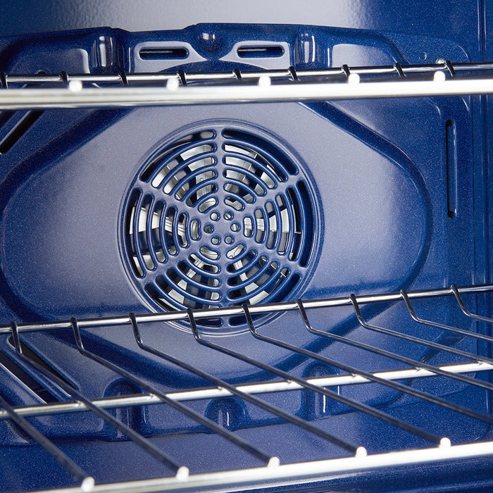 Forno 2-Piece Appliance Package - 30-Inch Slide-In Induction Range and 30-Inch French Door Refrigerator in White with Antique Brass Handle (FBDL-014-10CAUS)