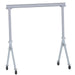 Vestil FHA-2-10-10 Aluminum Fixed Gantry Crane with Glass Filled Nylon Locking Casters 10 ft. x 10 ft. 2,000 lb. Capacity Sil