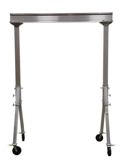 Vestil FHA-2-12-10 aluminum fixed gantry crane with glass filled nylon locking - view 3