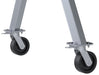 Vestil FHA-4-15-10 aluminum fixed gantry crane with phenolic locking casters - view 2
