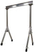 Vestil FHA-4-8-10 aluminum fixed gantry crane with phenolic locking casters - view 2