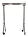 Vestil FHA-4-8-10 aluminum fixed gantry crane with phenolic locking casters - view 3