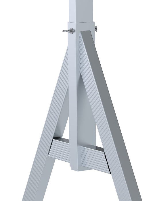 Vestil FHA-6-15-10 aluminum fixed gantry crane with phenolic locking casters - view 3