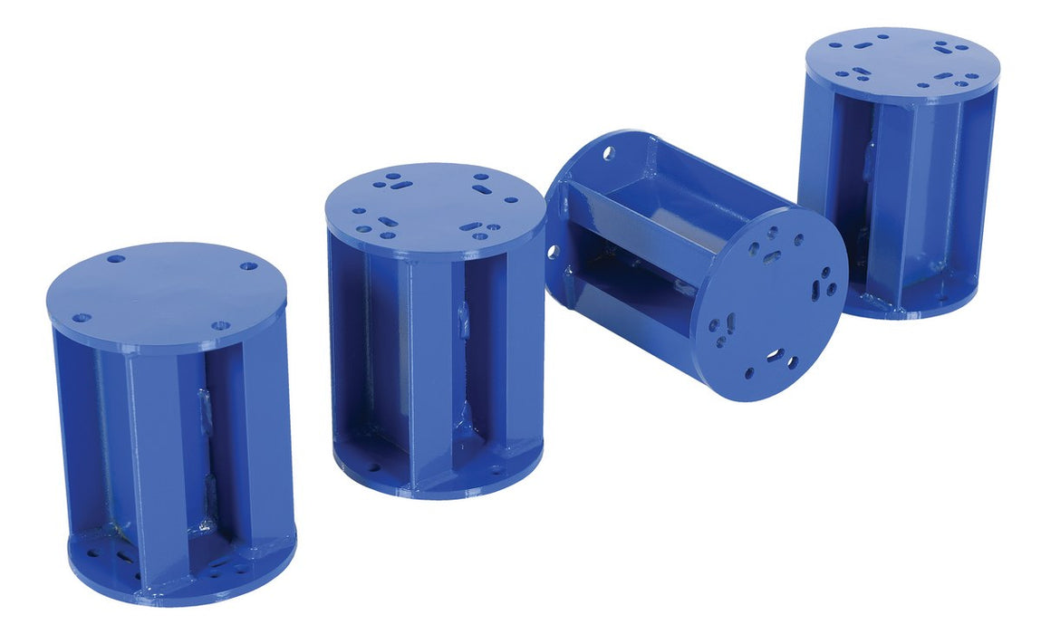 Vestil FHA-STLO-RF Steel Field Installed Stationary Legs For Fixed Height Aluminum Gantry Crane Models Blue